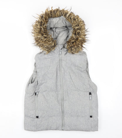 Mens UK Size M Gap Grey Puffer Jacket