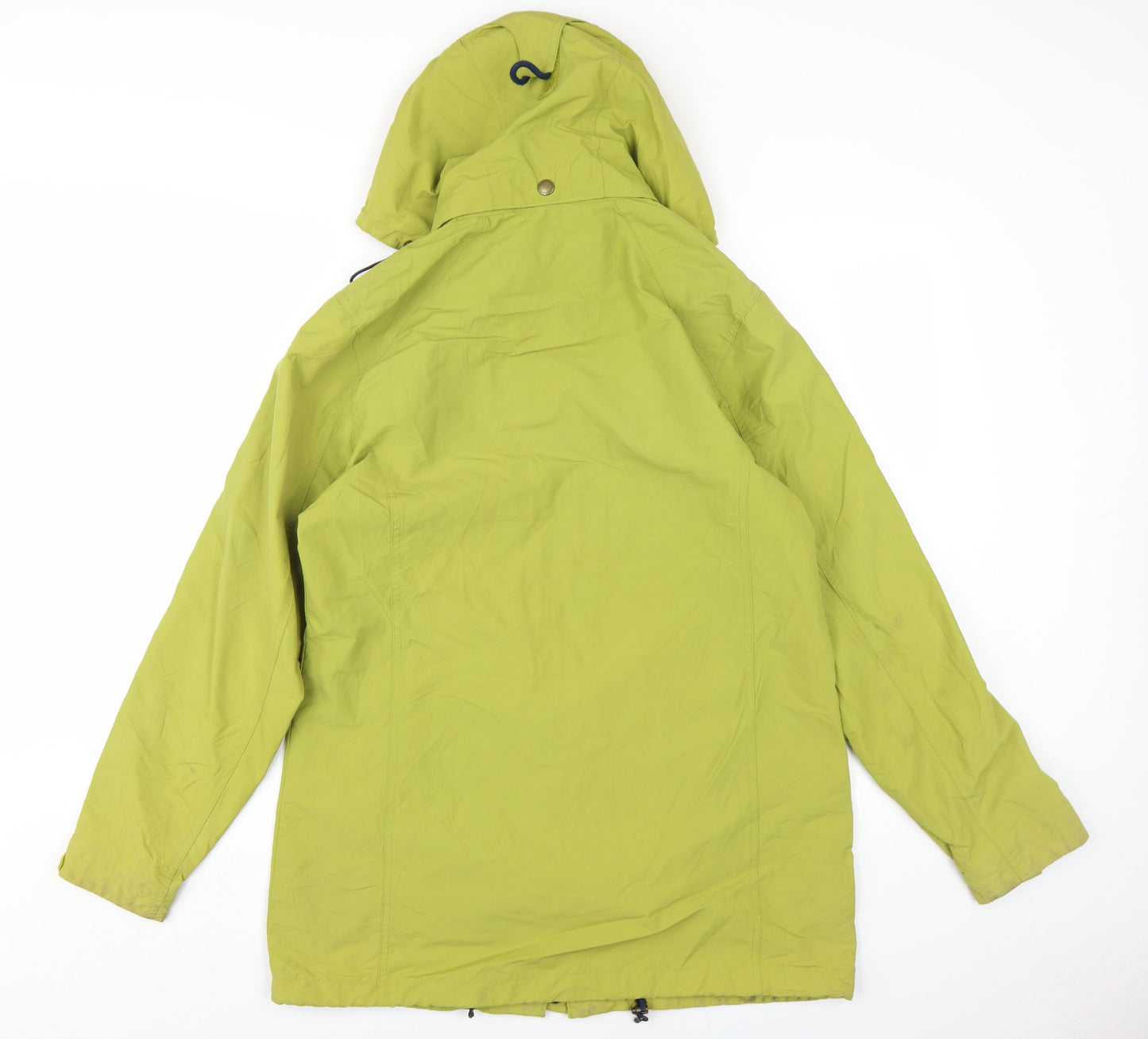 Mens UK Size S Lands' End Green Parka Coat