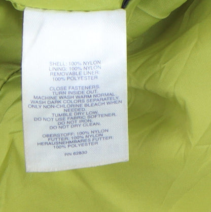 Mens UK Size S Lands' End Green Parka Coat