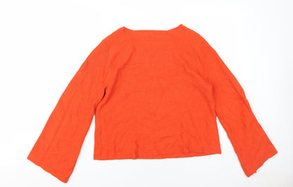Womens UK Size M Oasis Orange Jumper Jumper