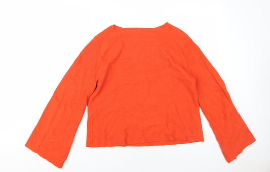 Womens UK Size M Oasis Orange Jumper Jumper