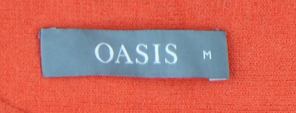 Womens UK Size M Oasis Orange Jumper Jumper