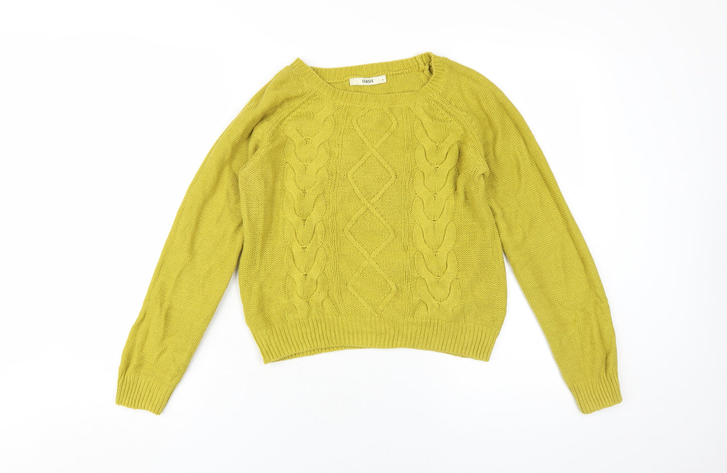 Womens UK Size S Oasis Green Jumper Jumper