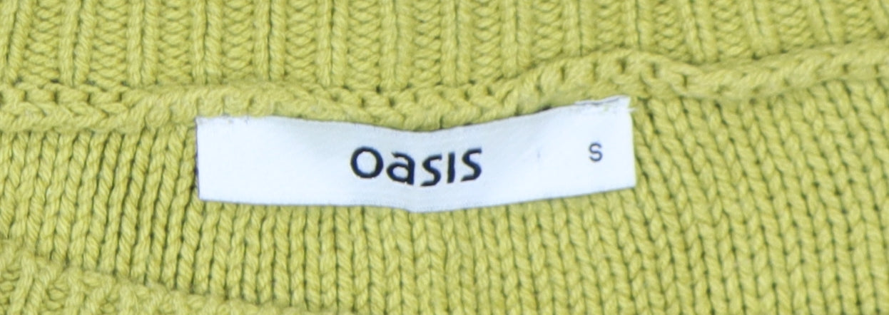 Womens UK Size S Oasis Green Jumper Jumper