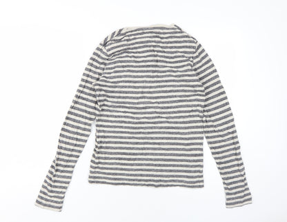 Franklin & Marshall Women's Striped T-Shirt, Size S, V-Neck