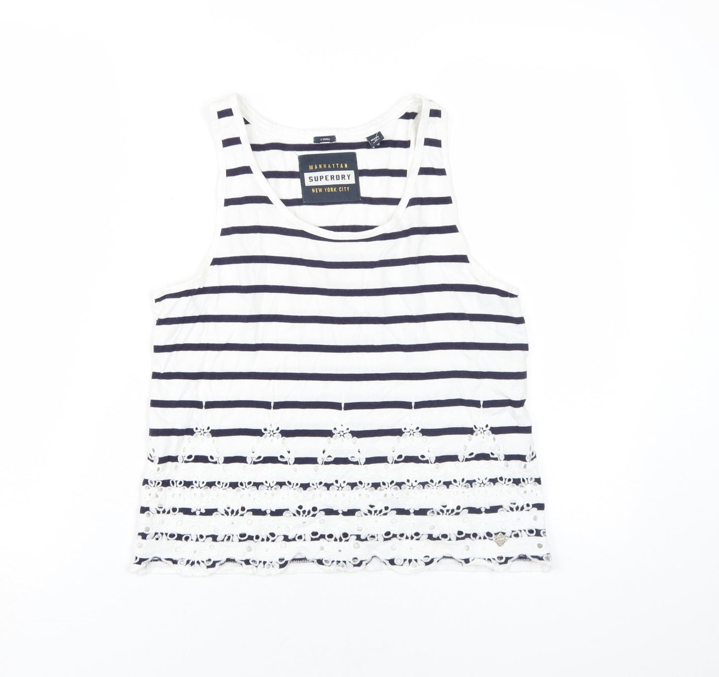 Womens UK Size XS Superdry Multicoloured Basic Tank