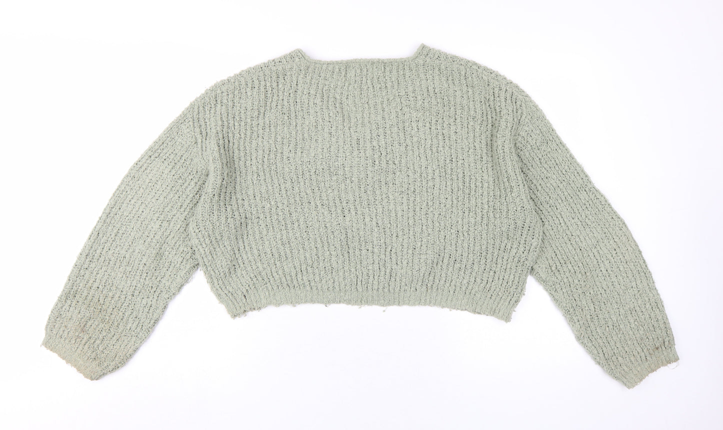 Womens UK Size M Pacific Republic Green Pullover Jumper