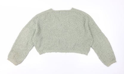 Womens UK Size M Pacific Republic Green Pullover Jumper