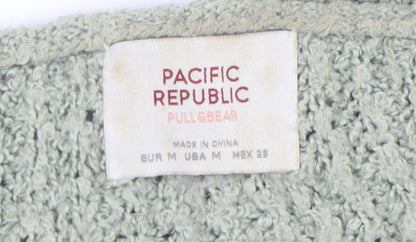 Womens UK Size M Pacific Republic Green Pullover Jumper