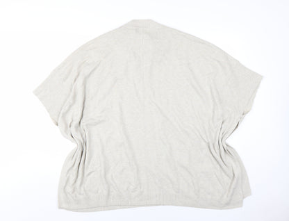 Womens UK Size XS H&M Beige Pullover Jumper