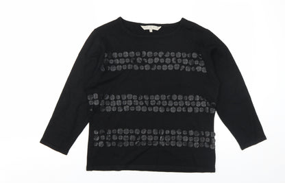 Womens UK Size 12 Viz-A-Viz Black Pullover Jumper