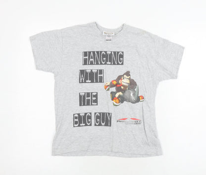 Smith Brooks Boys Grey Donkey Kong T-Shirt 7-8 Years Casual