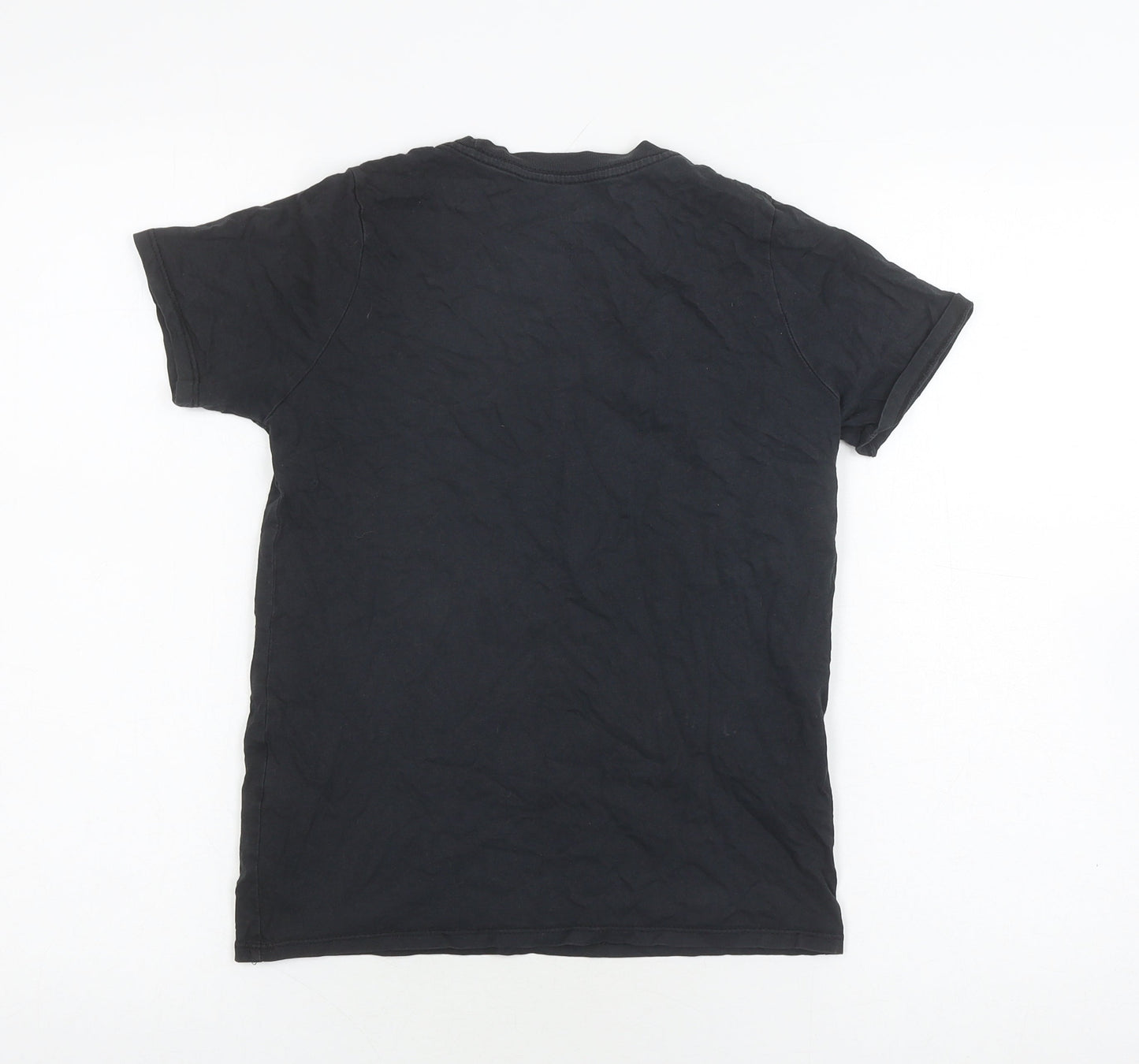 Nike Unisex Black Cotton Basic T-Shirt, Size M, Casual Wear