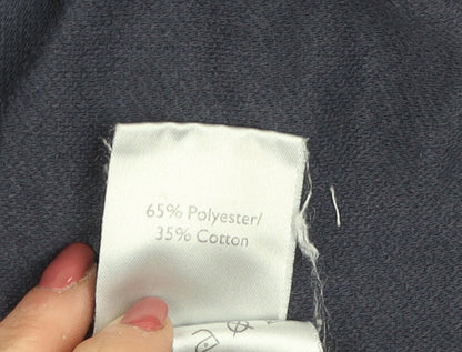 Kangol Men's Blue Medium Polo 1/4 Zip Shirt