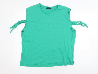 Trendyol Women's Green 3XL Sleeveless T-Shirt