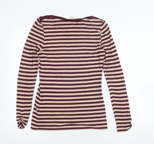 Womens UK Size S Oasis Multicoloured Basic T-Shirt