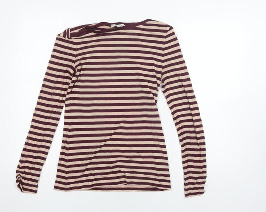 Womens UK Size S Oasis Multicoloured Basic T-Shirt