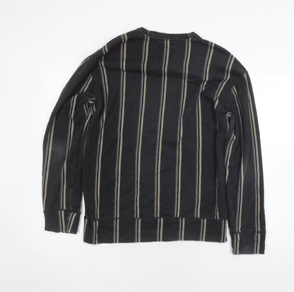 Mens UK Size S Hollister Black Pullover Sweatshirt