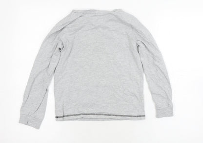 Tu Boys Grey Pikachu Long Sleeve T-Shirt 10-11 Years