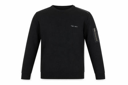 Mens UK Size S Teddy Smith Black Pullover Jumper