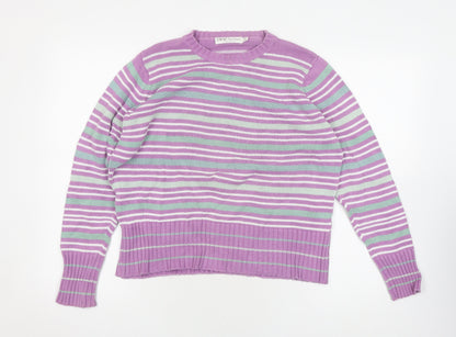 Womens UK Size 14 EWM Purple Pullover Jumper