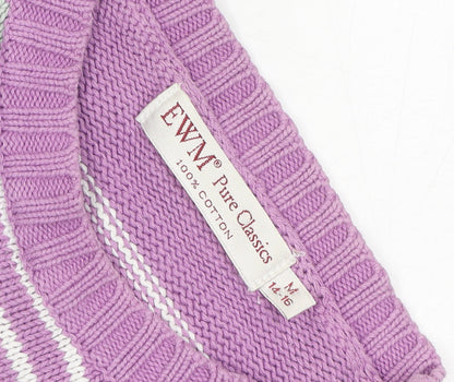 Womens UK Size 14 EWM Purple Pullover Jumper