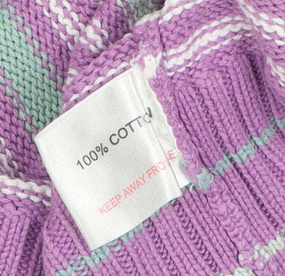 Womens UK Size 14 EWM Purple Pullover Jumper