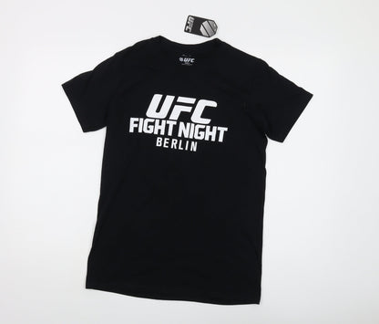 Mens UK Size S UFC Black  T-Shirt
