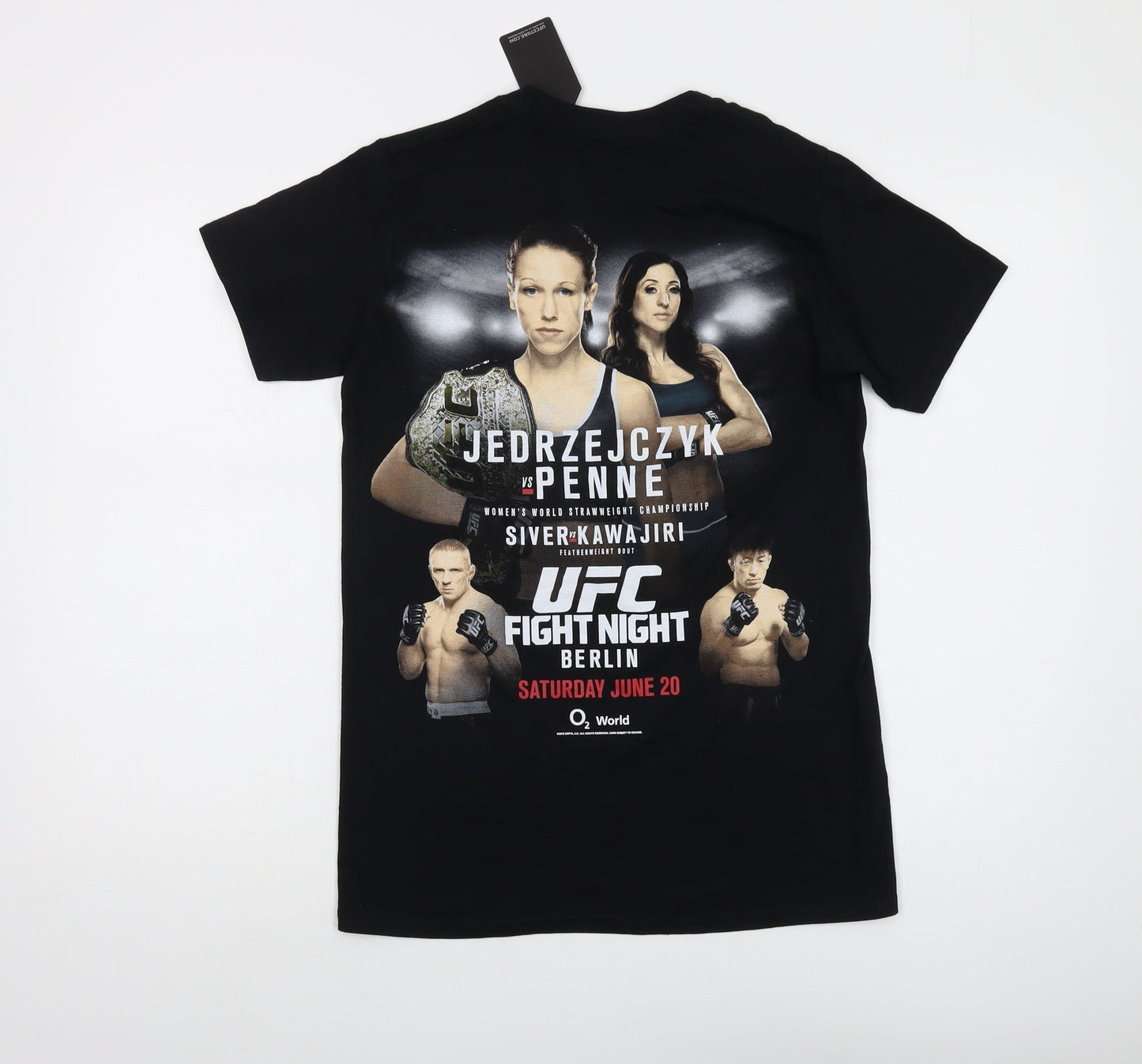 Mens UK Size S UFC Black  T-Shirt
