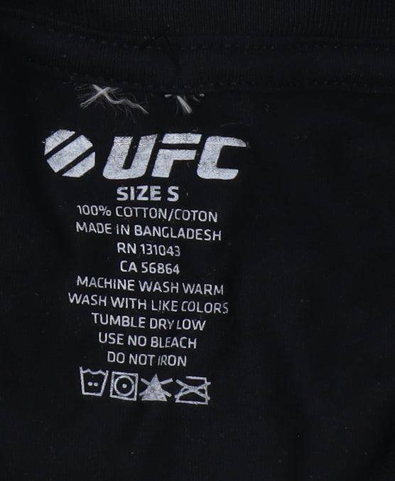 Mens UK Size S UFC Black  T-Shirt