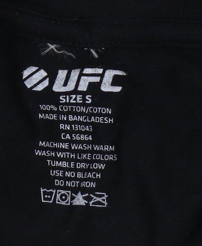 Mens UK Size S UFC Black  T-Shirt