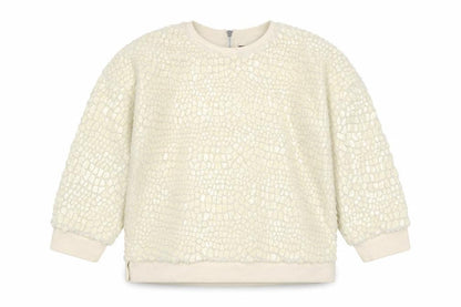 Womens UK Size UK 6 French Connection Ivory Pullover Sweatshirt