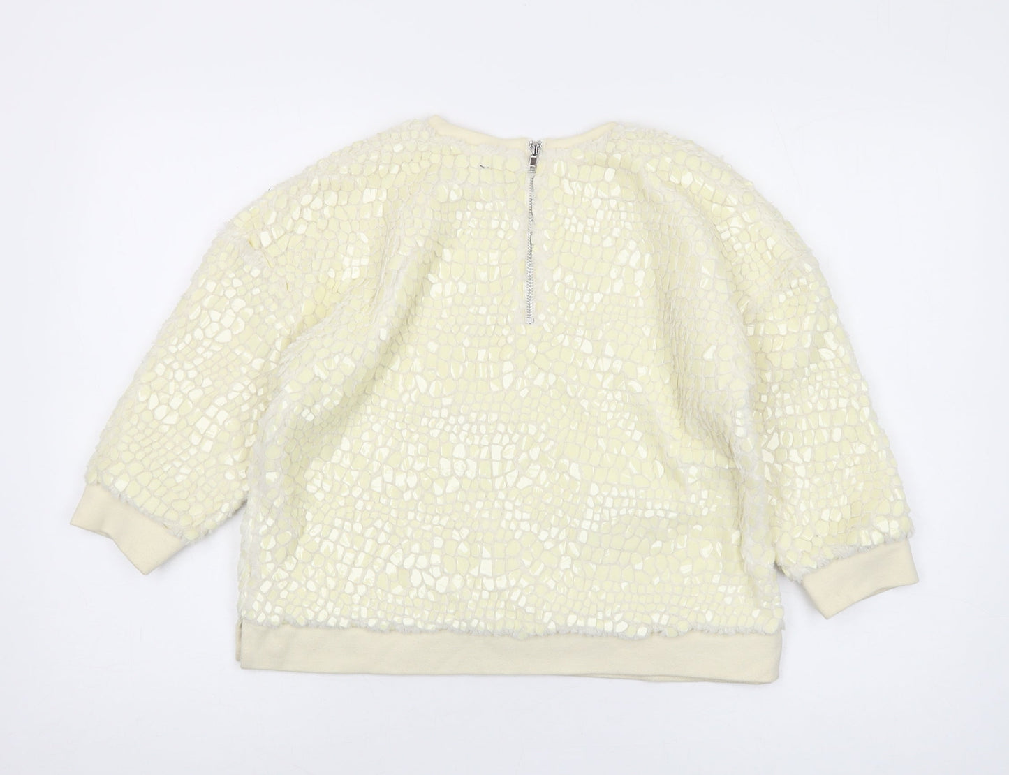 Womens UK Size UK 6 French Connection Ivory Pullover Sweatshirt