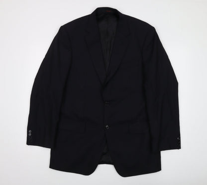 Mens UK Size 42 Pierre Cardin Regular Black Suit Jacket