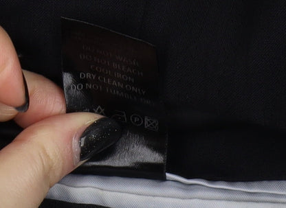 Mens UK Size 42 Pierre Cardin Regular Black Suit Jacket