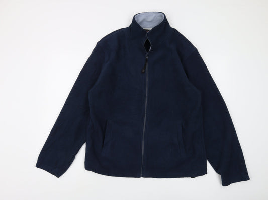 Mens UK Size S main-stream Blue Full Zip