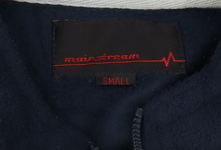 Mens UK Size S main-stream Blue Full Zip