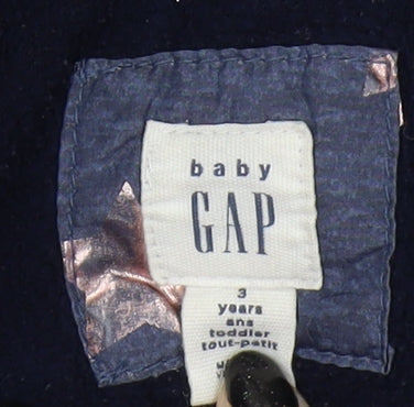 Gap Girls Blue Star Puffer Jacket, 3 Years, Winter Coat