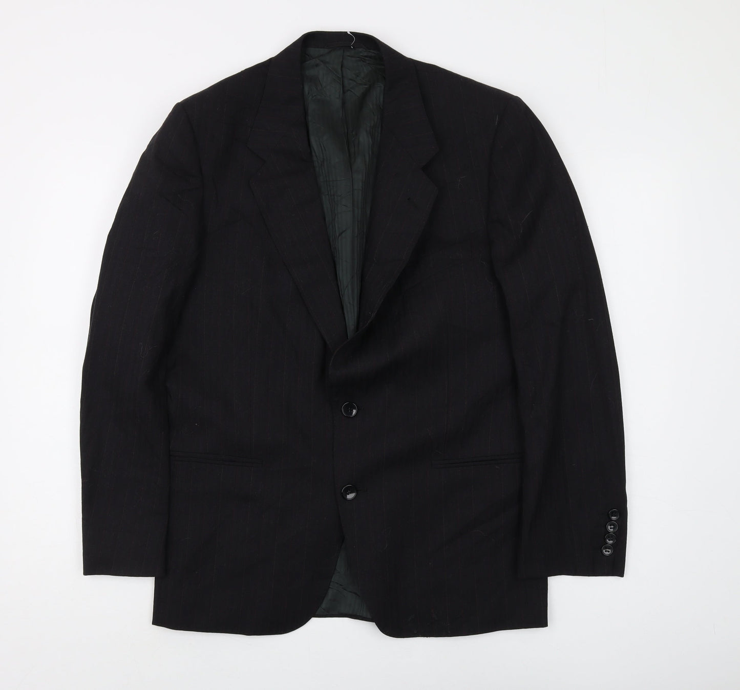 Mens UK Size 38 St Michael Regular Black Suit Jacket