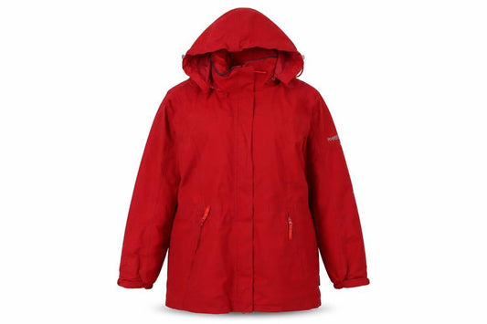 Regatta Women's Red Rain Coat Size 12 - Waterproof Hooded