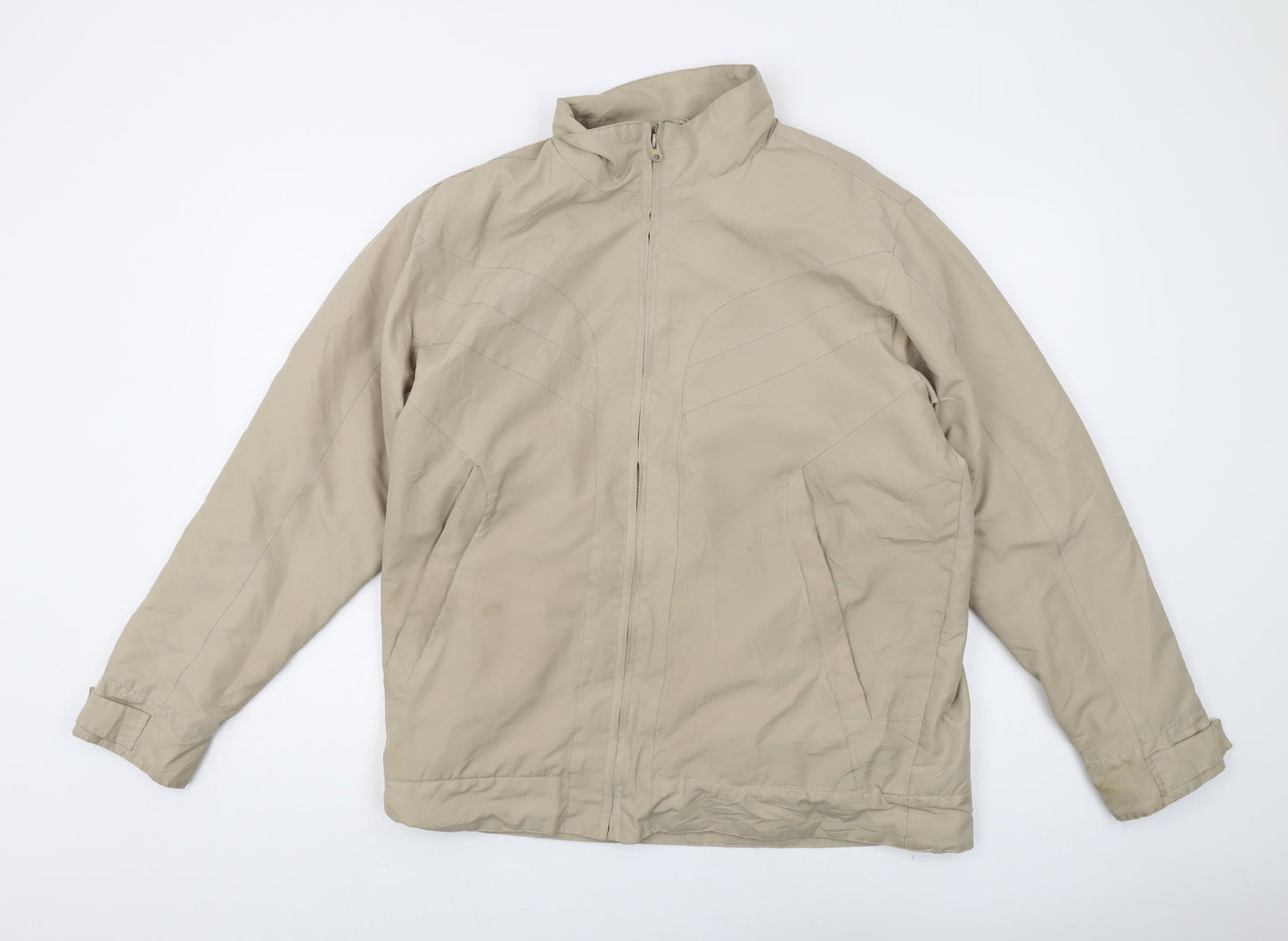 Mens UK Size M Sly Fox Beige Windbreaker Coat