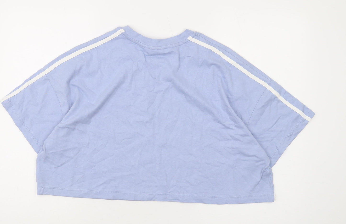 Womens UK Size 16 Slazenger Blue Cropped T-Shirt