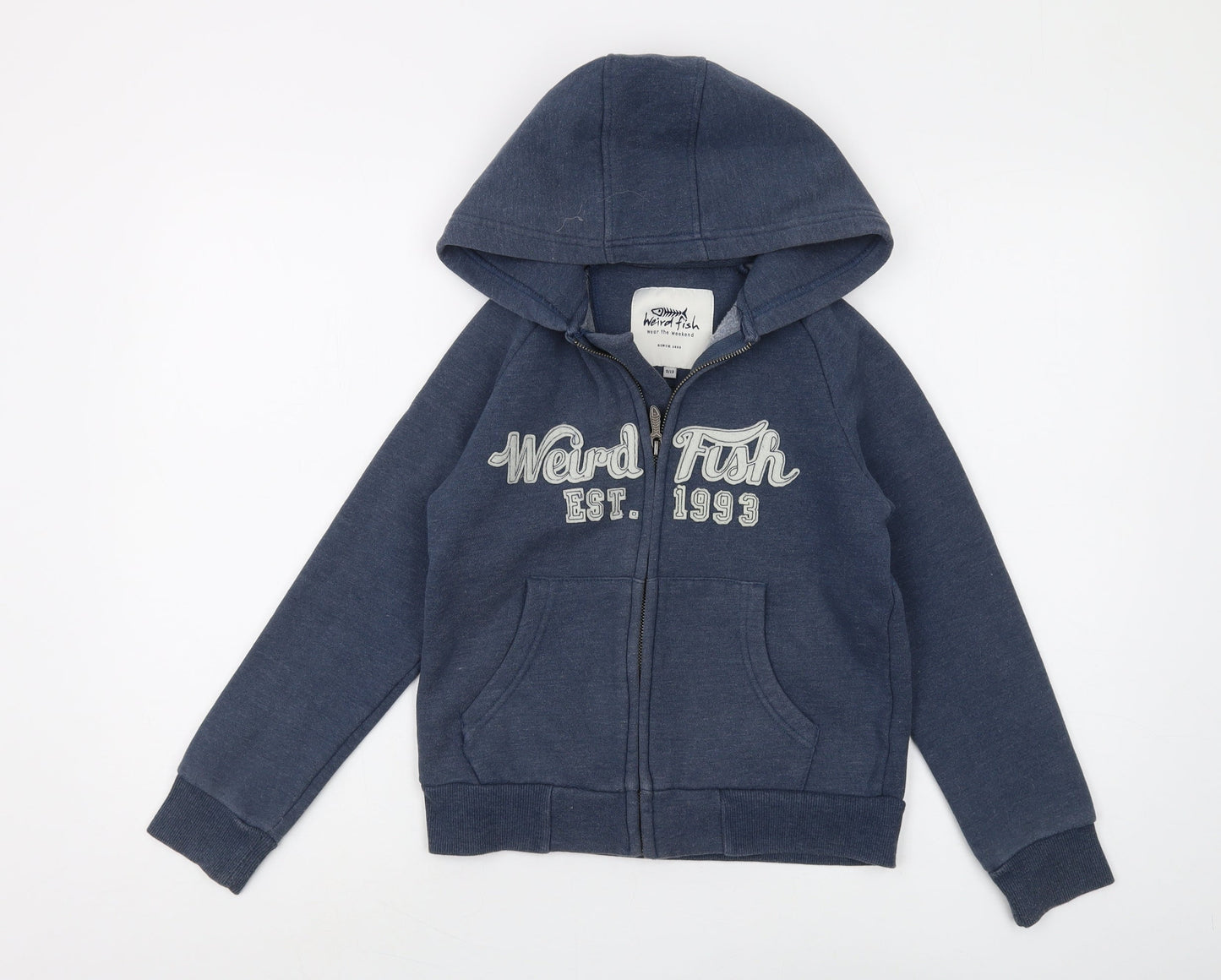 Weird Fish Boys Blue Full Zip Hoodie 11-12 Years