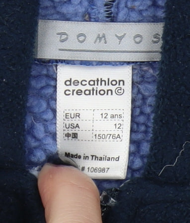 Domyos Boys Blue Hooded Jacket 12 Years Winter