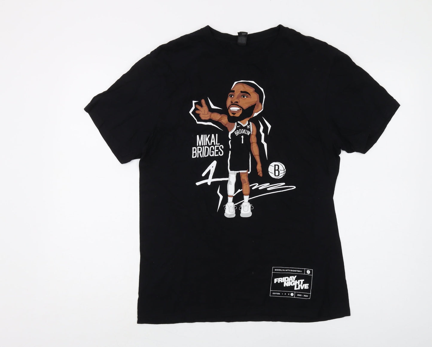 Mens UK Size M Gildan Black  T-Shirt