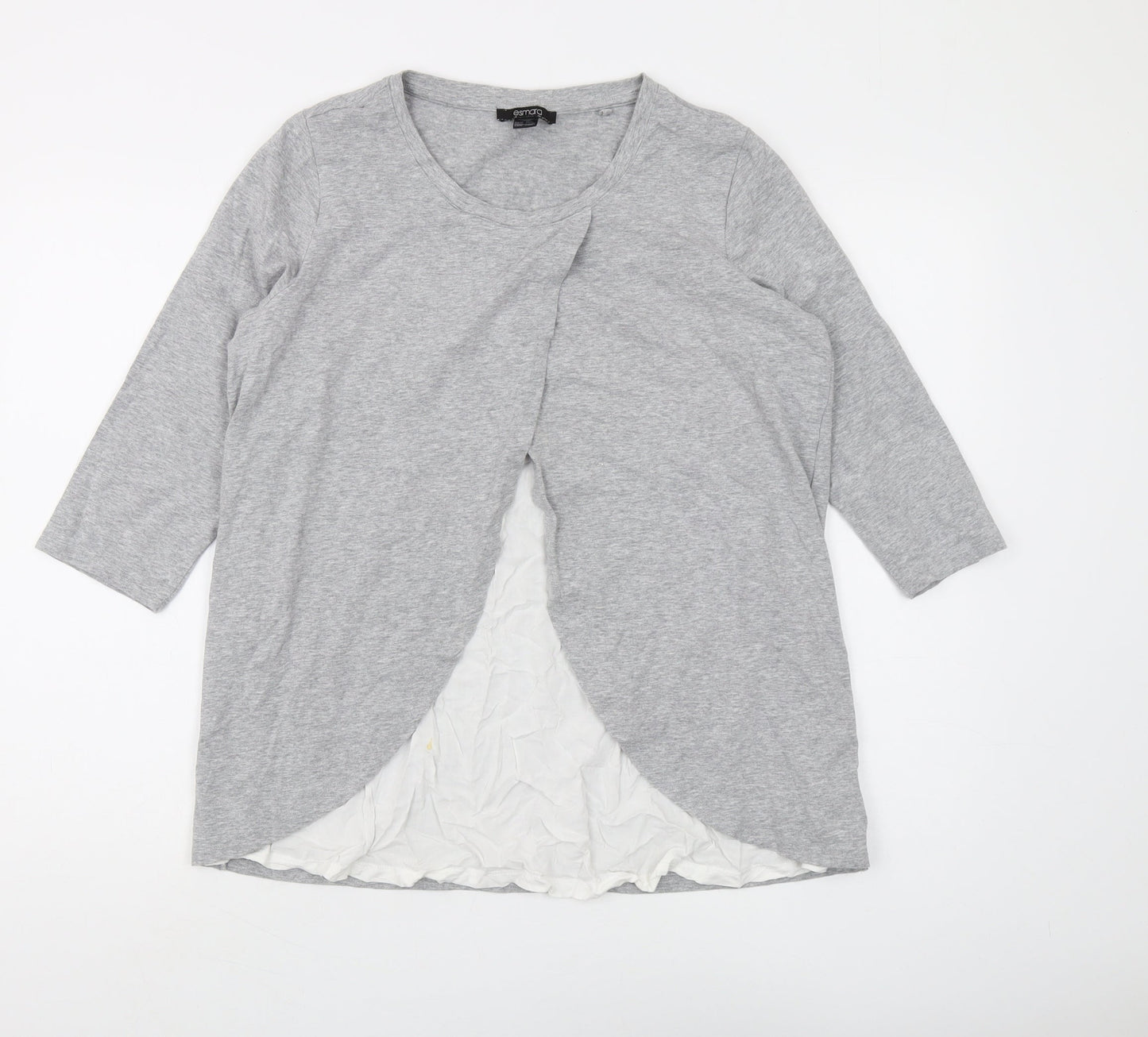 Womens UK Size 12 ESMARA Grey  T-Shirt