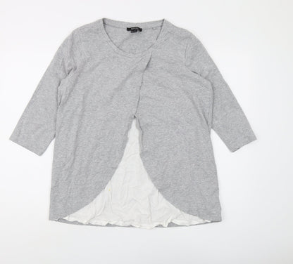 Womens UK Size 12 ESMARA Grey  T-Shirt