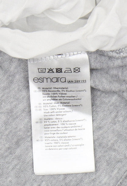 Womens UK Size 12 ESMARA Grey  T-Shirt