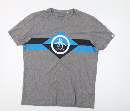 Original Penguin Men's Grey XL Graphic T-Shirt