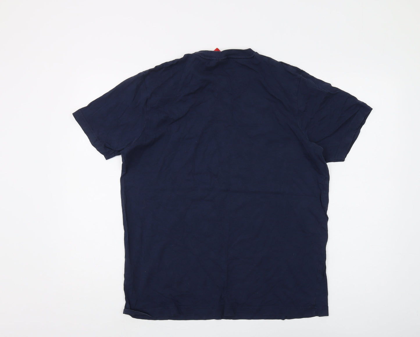 Mens UK Size L England Blue  T-Shirt